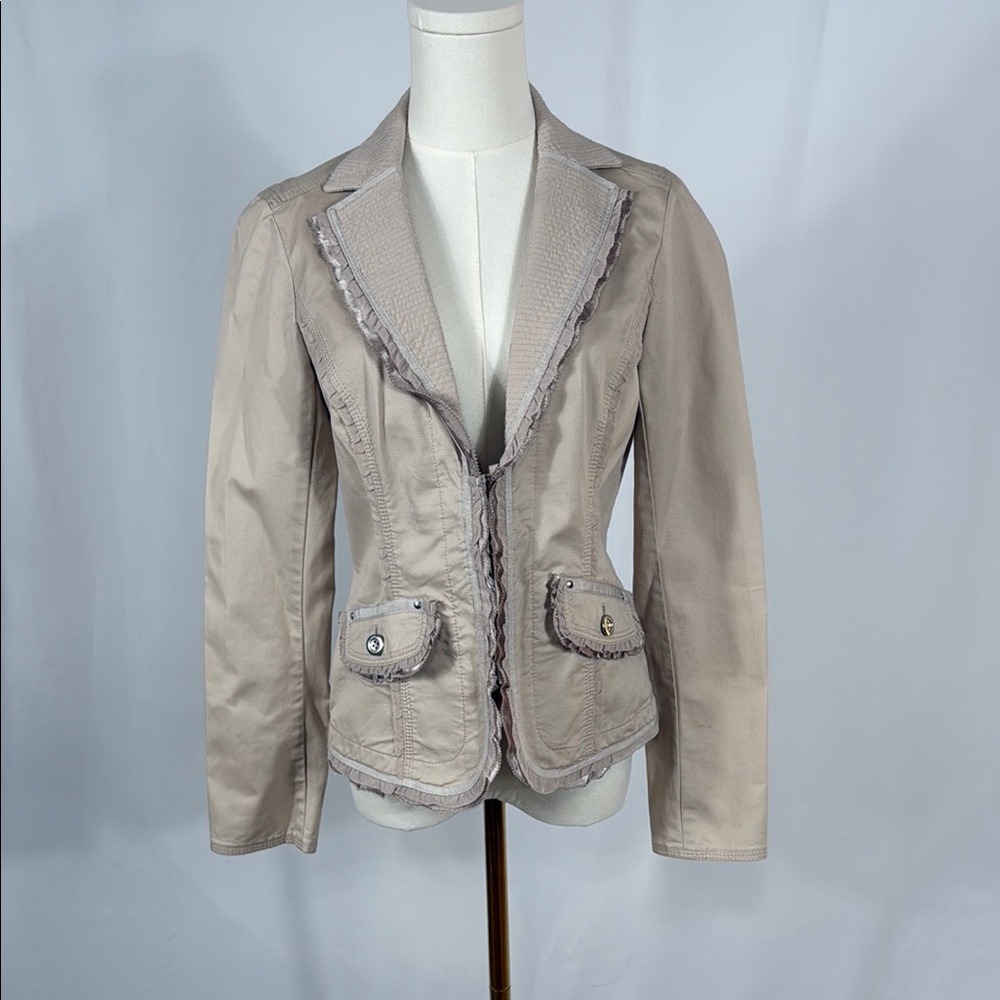 White House Black Market Tan Blazer Tailored Fit